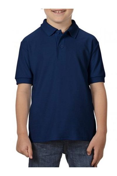 fustite cu luminite Cotton Polo Shirt, Navy Blue - 4-5 years