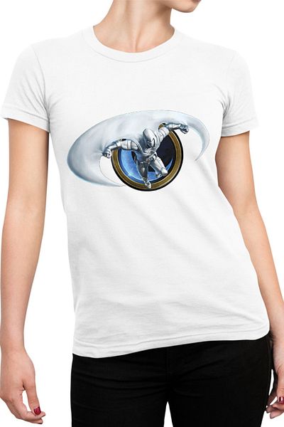 OEM Tricou Femei Moon Knight Fly Paranormal Logo US Protect Books