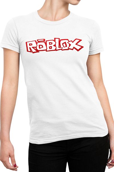 OEM Tricou Femei Roblox Logo Open World Multiplayer