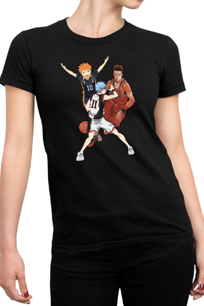 OEM Tricou Femei Slam Dunk Kuroko no Basket Haikyuu Hinata Anime