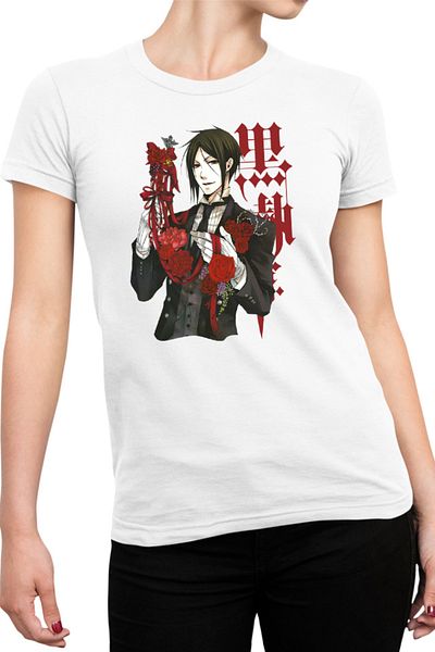 OEM Tricou Femei Black Butler Ospatar Demon Curse Anime
