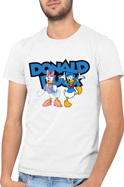 OEM Donald Duck Daisy Lovers Family American Men's T-shirt