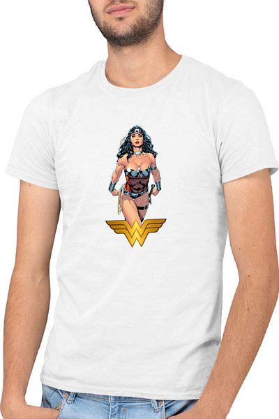 OEM Men's T-shirt Wonder Women Logo Wings Super Powers