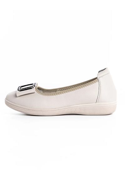 advancer Women's Ballerinas A130X Cream