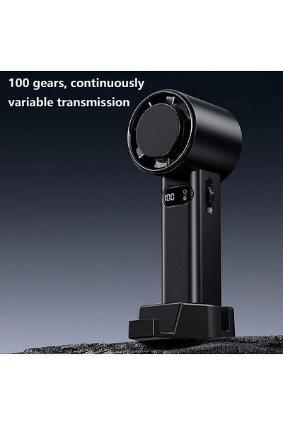 Techsuit Portable Fan, 4800mAh - (F83) - Black