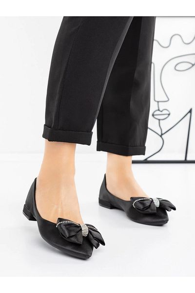 mei Women's Ballerinas 3AGZ136 Black
