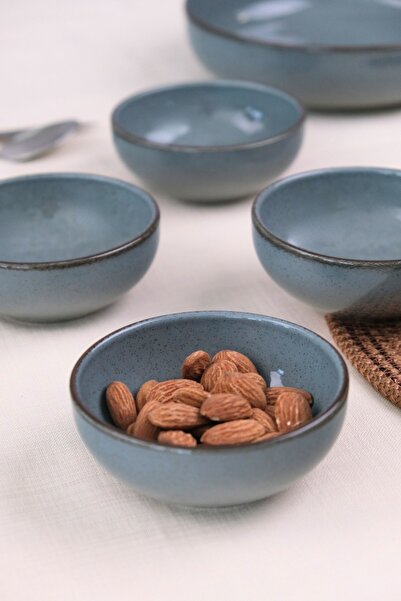 Kütahya Porselen Moderna Bowl Blue 4 Pieces 10cm Mul10Kss4730P01
