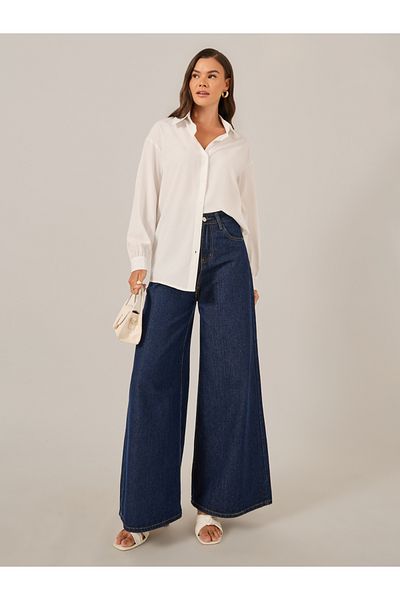Take Two By Styli Solid Button Front Long Sleeve Shirt