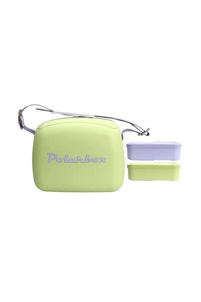 Polarbox Cooler bag, Polarbox, Pop, 6 liters, lime green/lilac