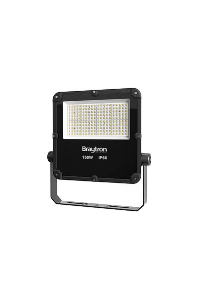 Braytron LED Floodlight 150W 4000K IP66 - Gray