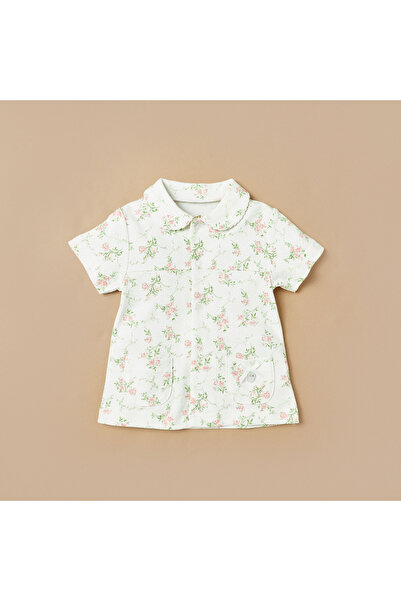 giggles All-Over Floral Print Shirt and Shorts Set