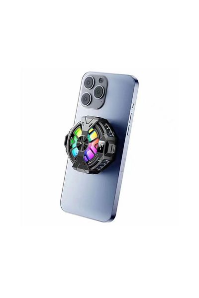Techsuit Phone Fan, RGB - (P60) - Black