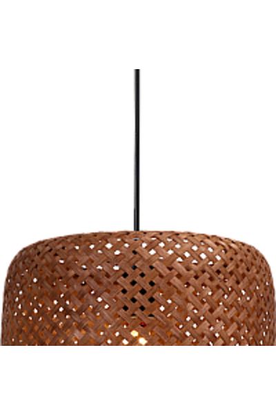 Hummer Hanging Bamboo Pendant Light E27*1L - 300mm Diameter