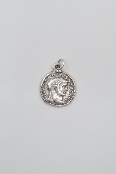 Bu Farklı Antik Roma Dönemi Sikke Kolye Ucu - Antik Gümüş Kaplama - Kadın Erkek