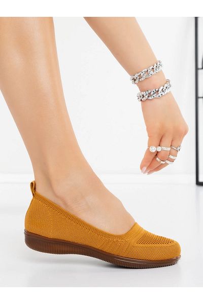 mei Women's Ballerinas 5YA10 Yellow