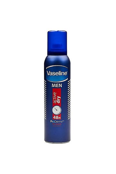Vaseline Deodorant Spray, Active Dry cu Proderma, Hipoalergenic, Protectie 48h, 250ml
