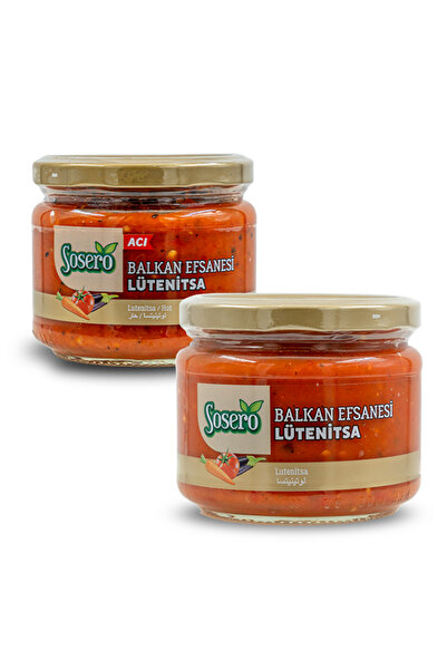 Sosero Lütenitsa Balkan Sosu 300 gr & Lütenitsa Balkan Sosu Acı 300 gr (ikisi...
