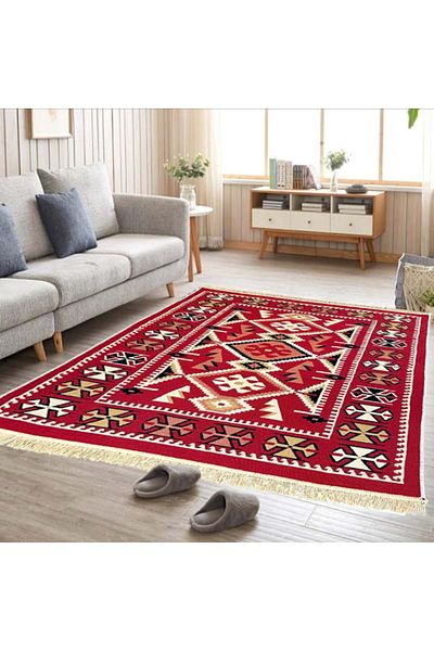 OEM Covor Țesut Tradițional, 2 fețe, 120x180 cm, CTT527
