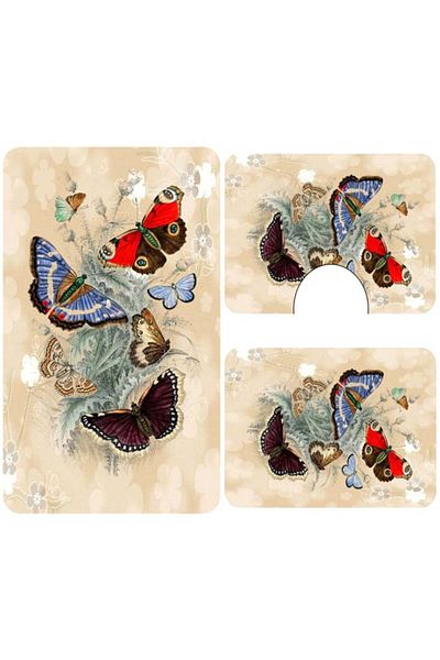 OEM Set of 3 Non-slip Bath Mats 60x90 CBA114