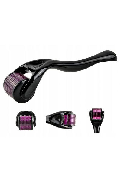 3 MEZOTERAPIA IGŁOWA DERMA ROLLER ROLKA 540 IGIEŁ MASAŻER TWARZY 0,5mm