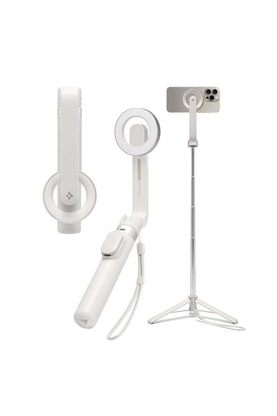 Spigen Stick selfie compatibil cu MagSafe - S571W - Bej Dune