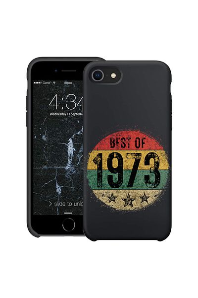 bestcase ® Husă subțire din silicon pentru Apple iPhone SE 3 / SE 2 / 7 / 8, 1973, 1396527 B 1906