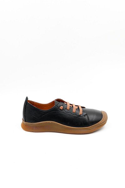 Venüs Women's Genuine Leather Casual Shoes Vn13504Y Black