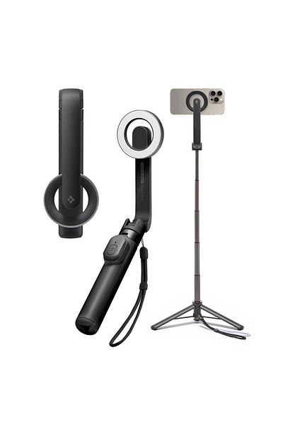 Spigen Stick selfie compatibil cu MagSafe - S571W - Negru