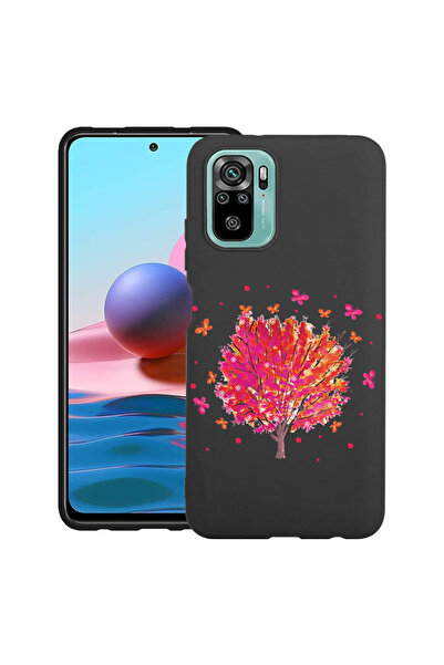 bestcase ® Carcasă subțire din silicon pentru Xiaomi Redmi Note 10 Pro, Copac...