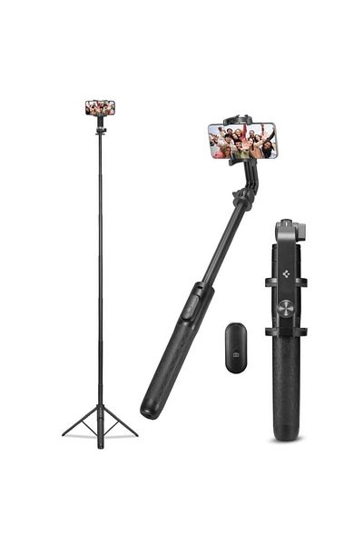 Spigen Selfie Stick for Phone and GoPro with 1/4 Screw - (S560W) - Black
