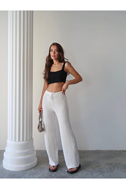 Paw Garage Pantaloni de damă Zelda Bubble Fabric