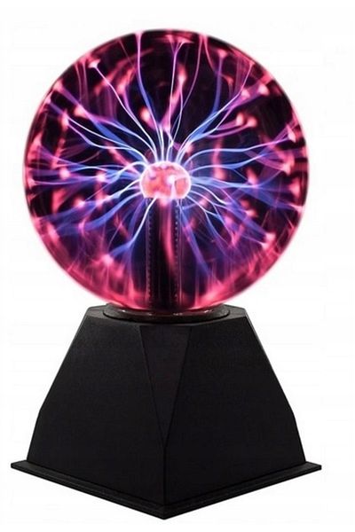 LedClick MAGICZNA KULA LAMPA PLAZMOWA 62 cm SZKLANA LAMPKA PLAZMA EDUKACYJNA NOCNA