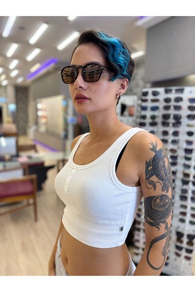 JULIANO Milano Brown/Brown Sunglasses