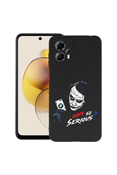bestcase ® Slim Silicon Case For Motorola Moto G53, Why So Serious?, 1399692 ...