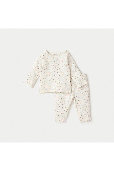 Juniors All-Over Floral Print T-shirt and Pyjama Set