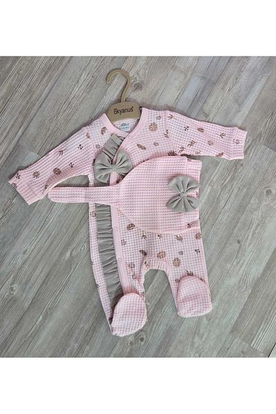 Mini Okyanus بذلة مع قبعة الشريط