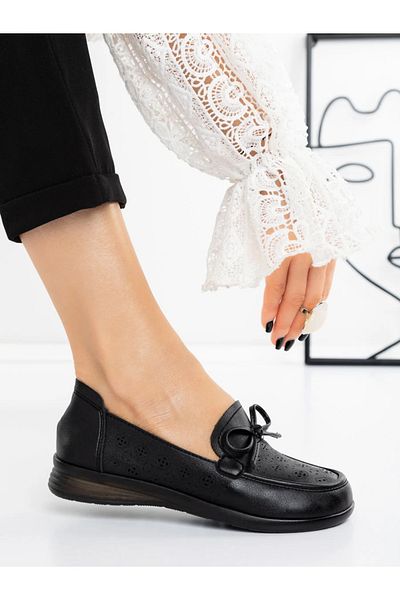 mei Women's Ballerinas 5WL33 Black
