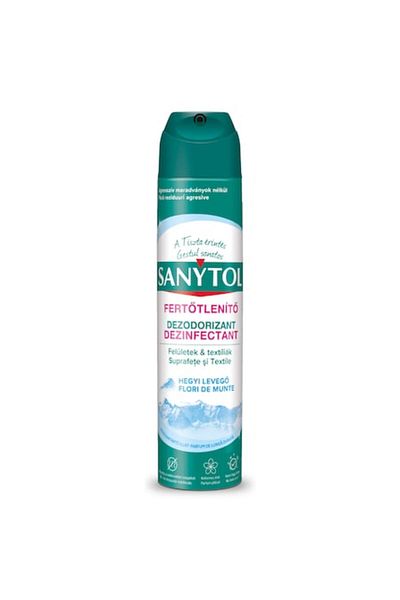Sanytol Spray deodorant for surfaces and textiles, Mountain Fresh Air, 300 ml