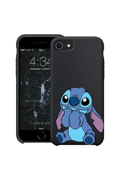 bestcase ® Carcasă subțire din silicon pentru Apple iPhone SE 3 / SE 2 / 7 / 8, Cusătură adorabilă, 1396527 B 1840