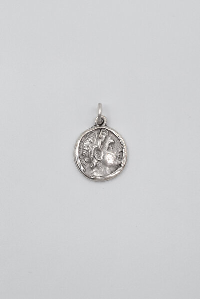 Bu Farklı Yunan Antik Makedonya Kralı Büyük İskender Kolye Ucu - Antik Gümüş ...