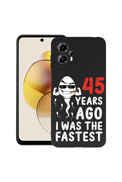 bestcase ® Slim Silicon Case For Motorola Moto G53, 45 Years ago, 1399692 B 1901