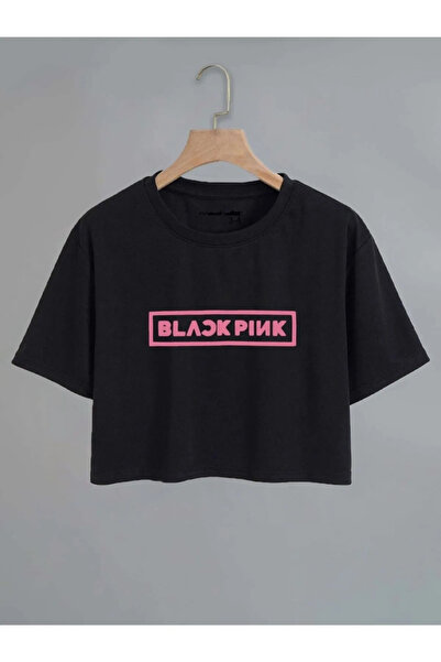 AEMİ Παιδικό μπλουζάκι Blacpink Printed 100% Cotton Crop