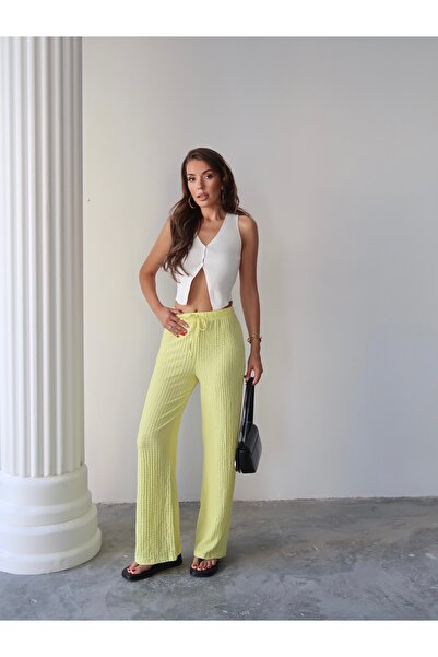 Paw Garage Pantaloni de damă Zelda Bubble Fabric