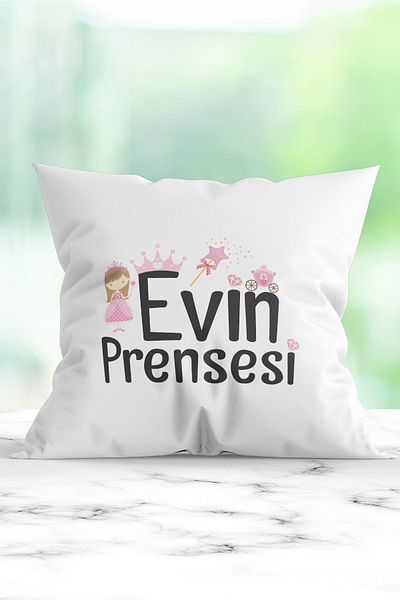 ÇELİKLER HEDİYE Princess of the House Printed Pillow