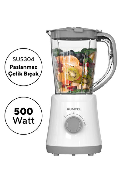 KUMTEL Sürahili Smoothie Blender Beyaz HTB-07