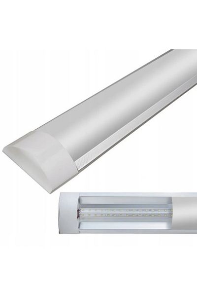 3 NATYNKOWA LAMPA LED 120cm GARAŻ NIEMRUGAJĄCA 10szt ZIMNA MOCNA