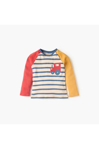 Juniors Printed T-shirt and Solid Pyjama Set