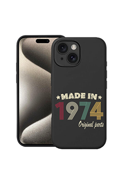 bestcase ® Husă premium din silicon pentru Apple iPhone 15 Plus, piese origin...