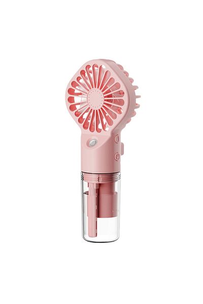 Techsuit Ventilator portabil cu port USB și 4 viteze - (G10) - Roz