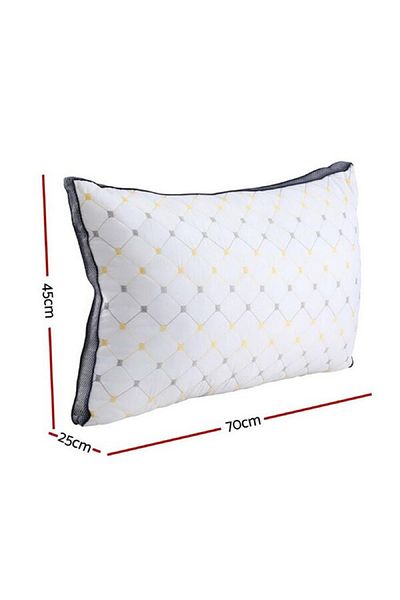 As Embroidered Satin Decorative Neck Pillow for Sleeping Pain Relief